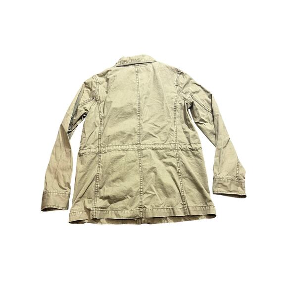 Madewell Women's Fleet Jacket Olive Green Size Medium Full Zip Military Style - Picture 5 of 7